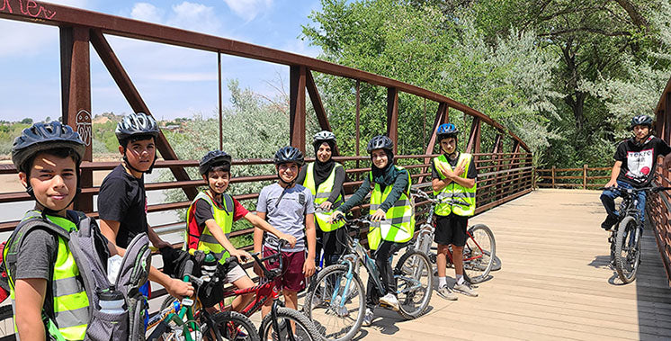 young riders out for a ride at the Center of Southwest Culture