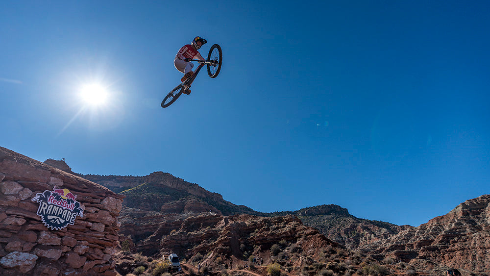 Jaxson Riddle sending a massive jump