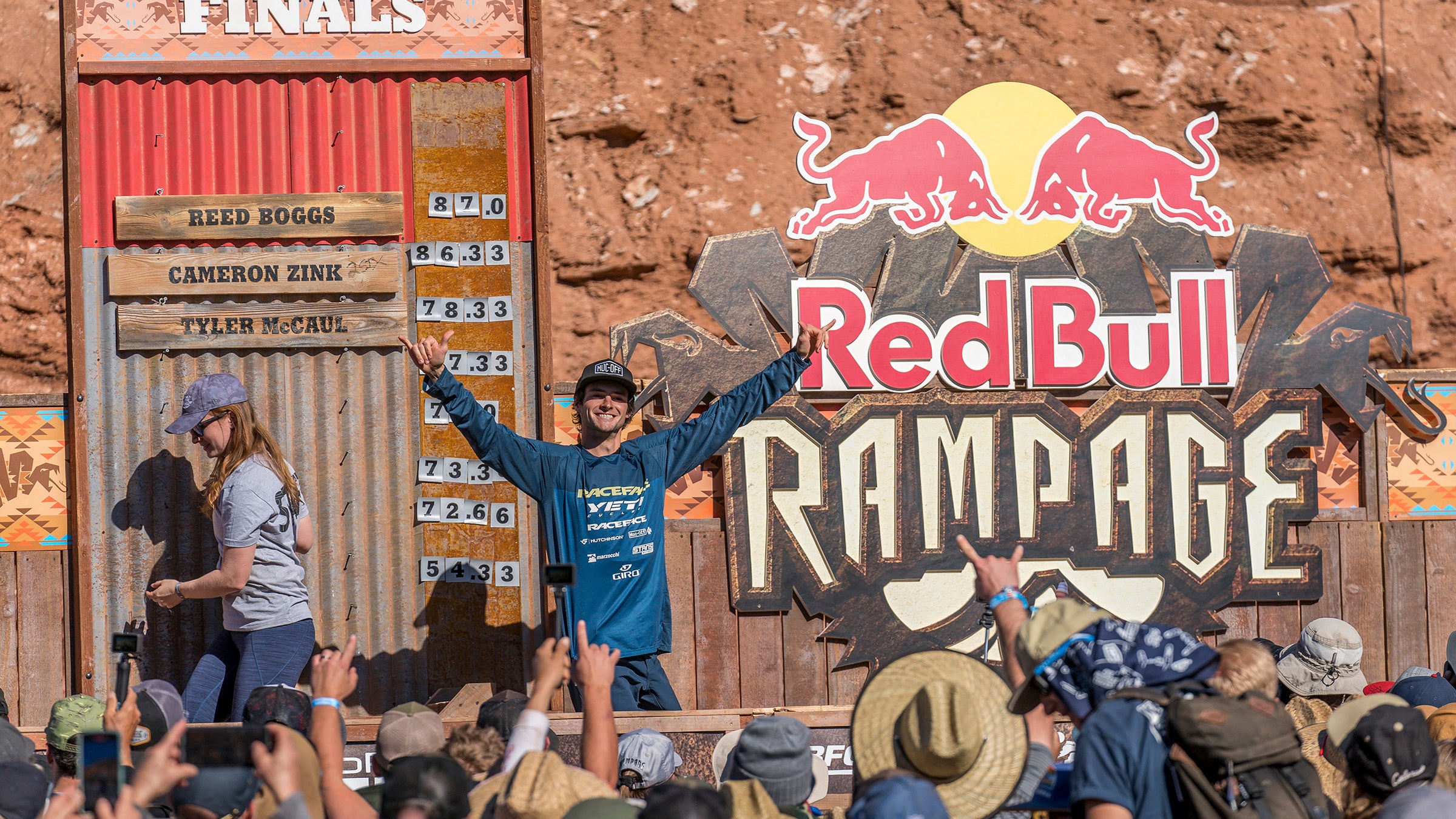 Who wouldn't be stoked on a third place finish at only their third Rampge? Congrats Reed! Photo by Kenny Wehn.