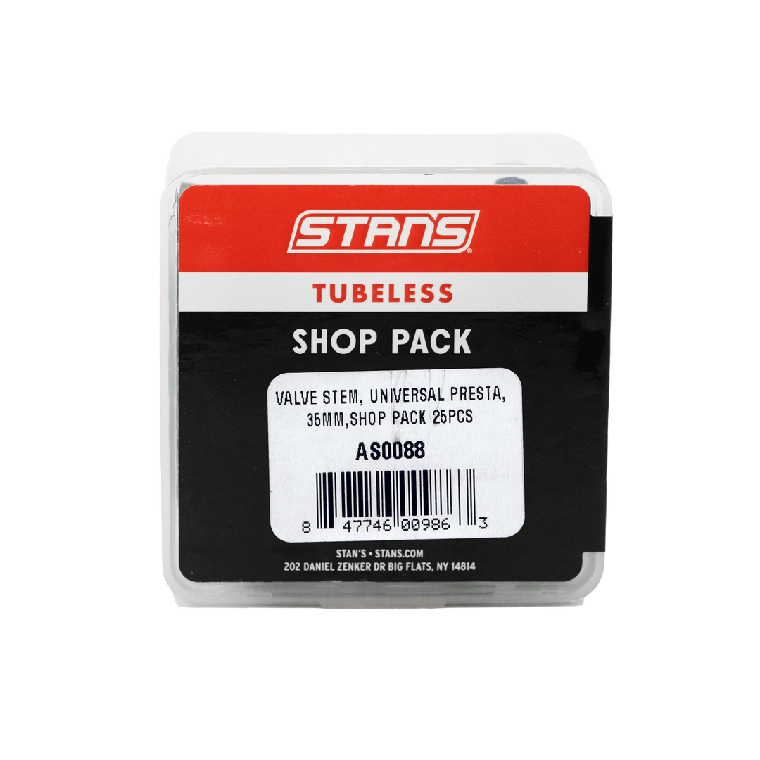 Shop Pack, Universal Valve, 35mm, Shop Pack, 25pcs